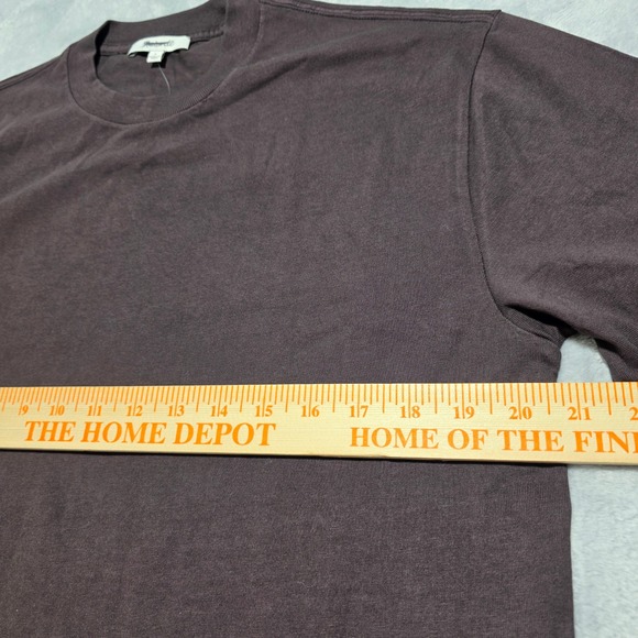 Madewell Mens The Vintage Tee S Brown Heavyweight Short Sleeve Cotton T-Shirt - Picture 4 of 9